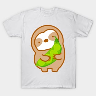 Cute Green Peas Sloth T-Shirt